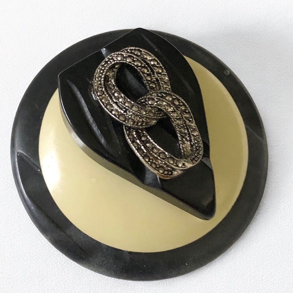 Antique Art Deco Converted Buckle Brooch